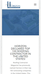 Mobile Screenshot of horizonroofinc.com