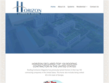 Tablet Screenshot of horizonroofinc.com